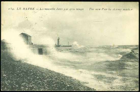 Le Havre | antikvariat - detail pohlednice