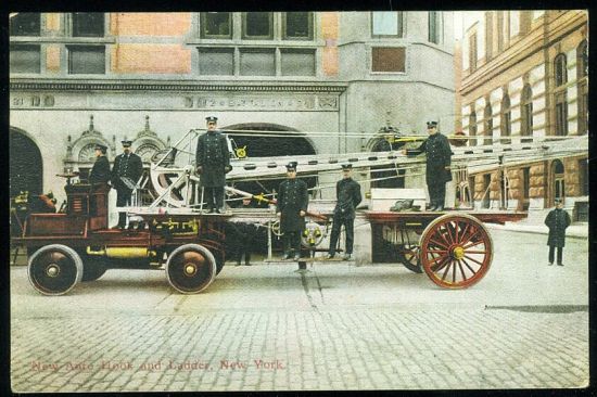 New York  New Auto Hook and Ladder | antikvariat - detail pohlednice