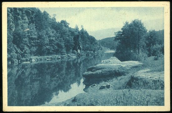 Udoli Luznice u Brehyne  V Krystlich | antikvariat - detail pohlednice