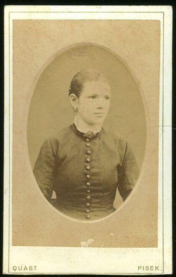 Slecna | antikvariat - detail pohlednice