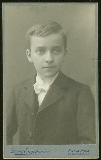 Chlapec | antikvariat - detail pohlednice