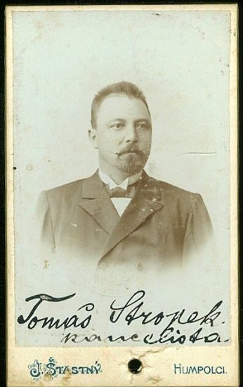 Tomas Stropek kancelista | antikvariat - detail pohlednice
