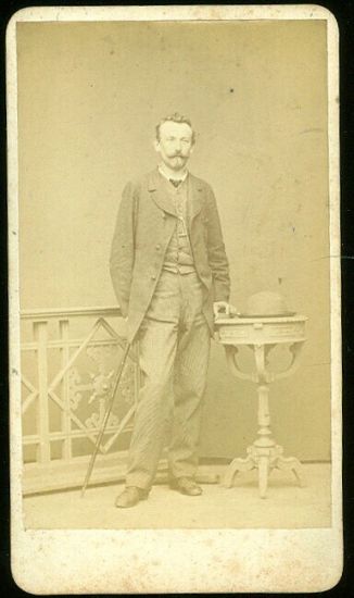 Pan v atelieru | antikvariat - detail pohlednice