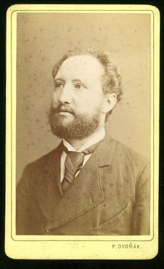 Pan s plnovousem | antikvariat - detail pohlednice