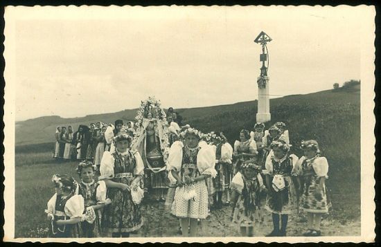 Chodske procesi  chodsky sveraz | antikvariat - detail pohlednice