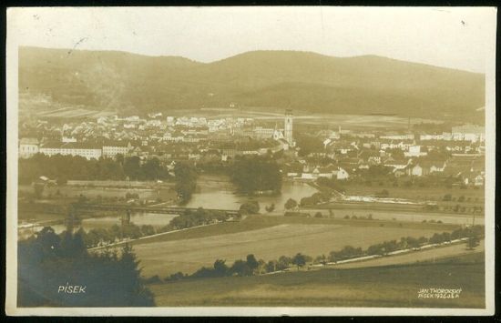 Pisek | antikvariat - detail pohlednice