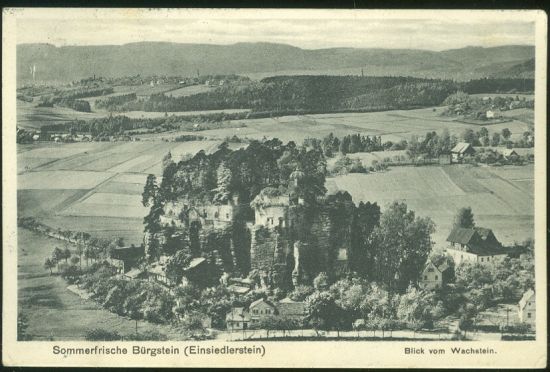 Sommerfrische Burgstein | antikvariat - detail pohlednice