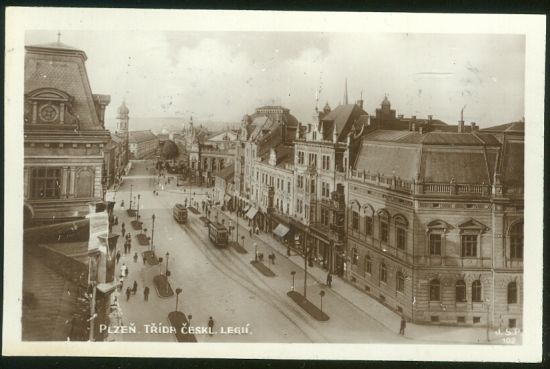 Plzen trida Ceskosl Legii | antikvariat - detail pohlednice