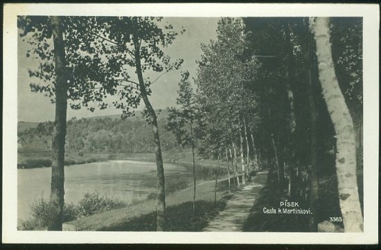 Pisek  Cesta k Martinkovi | antikvariat - detail pohlednice