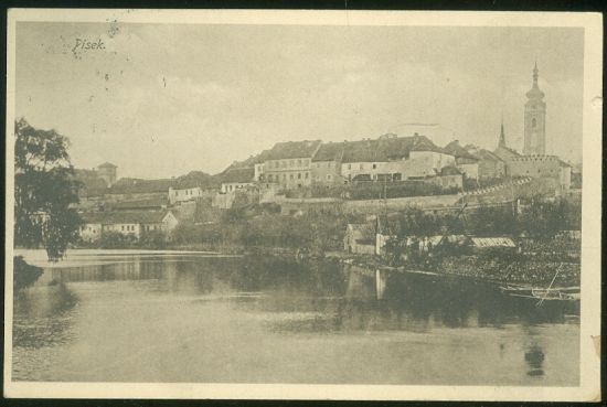 Pisek | antikvariat - detail pohlednice