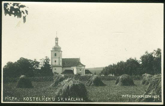 Kostelicek u sv Vaclava  Pisek | antikvariat - detail pohlednice