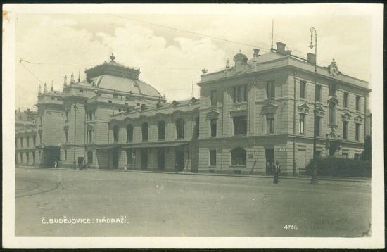 C Budejovice nadrazi | antikvariat - detail pohlednice
