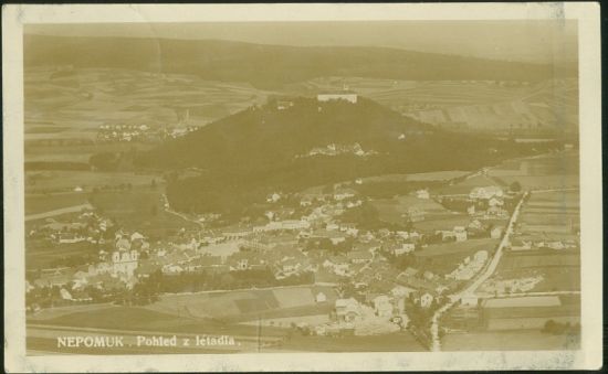 Pohledy z letadla  Nepomuk | antikvariat - detail pohlednice