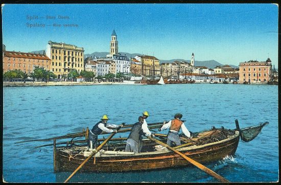 Split | antikvariat - detail pohlednice