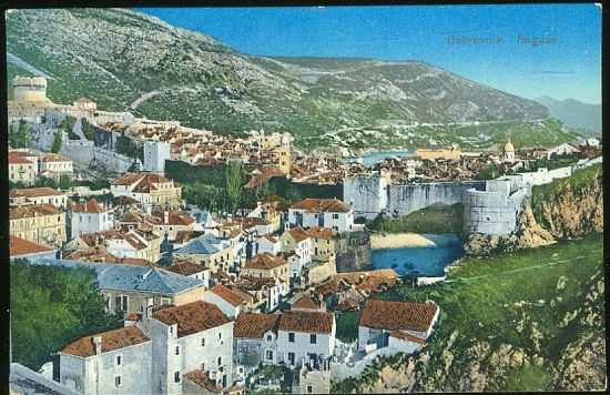Dubrovnik | antikvariat - detail pohlednice