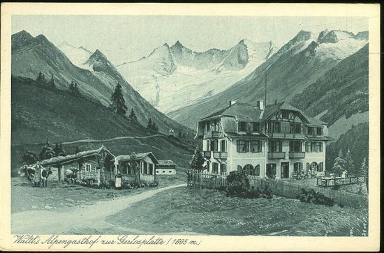 Waltls Alpengasthof zur Gerlosplatte | antikvariat - detail pohlednice