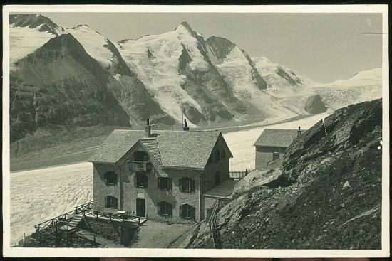 Franz  Josef Haus mit Grossglokner | antikvariat - detail pohlednice