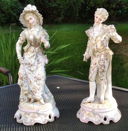 Galantni par  biskvit | antikvariat - detail starozitnosti