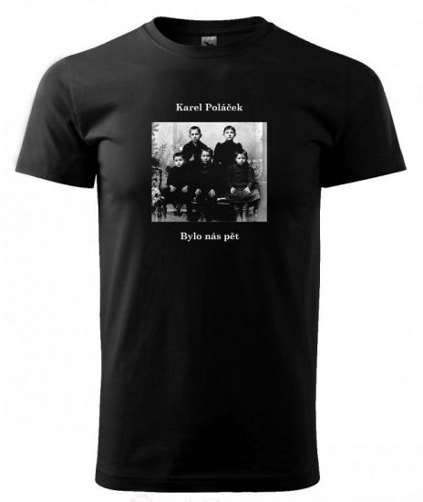 Bylo nas pet  tricko s potiskem | antikvariat - detail tricka