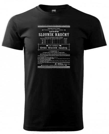 Ottuv slovnik naucny   Tricko s potiskem | antikvariat - detail tricka