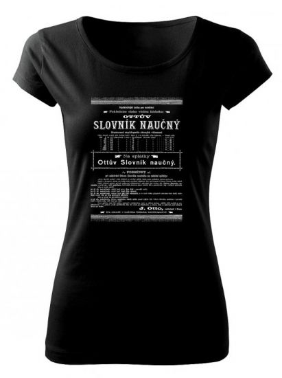 Ottuv slovnik naucny   Tricko s potiskem | antikvariat - detail tricka